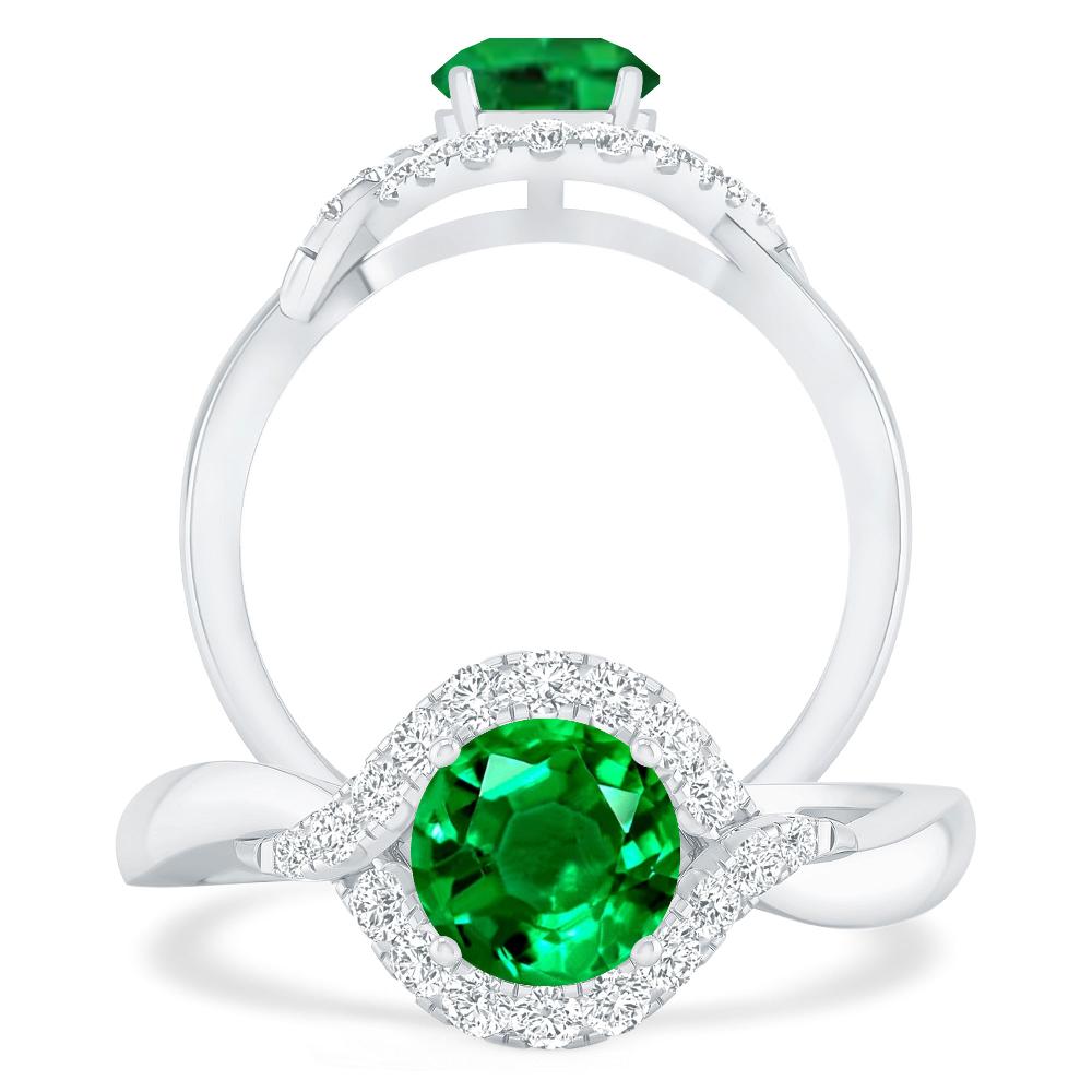 White Gold - Emerald