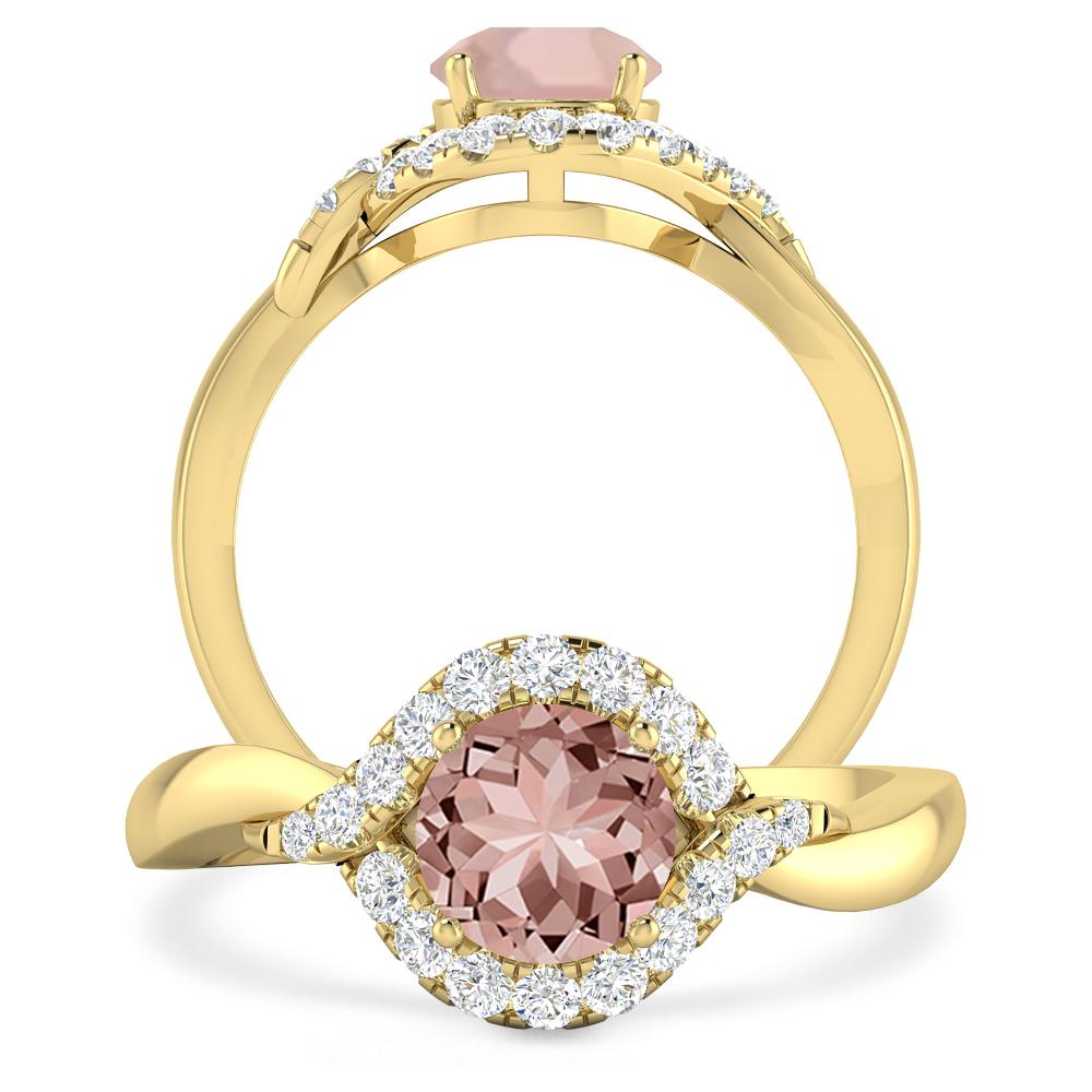 Yellow Gold - Morganite