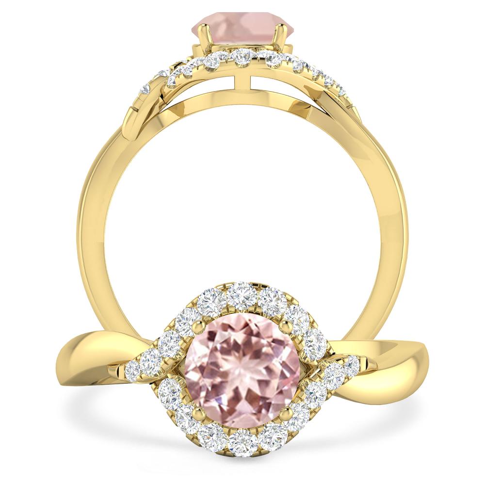 Yellow Gold - Morganite