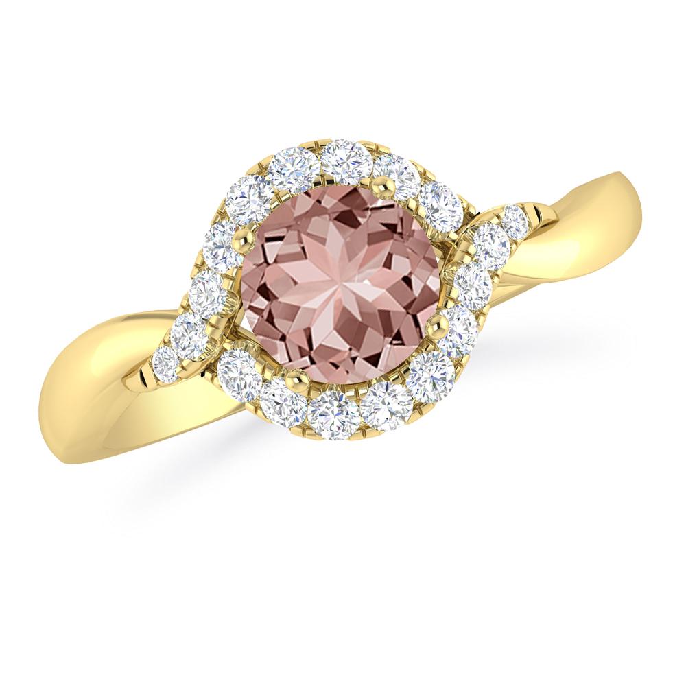 Yellow Gold - Morganite