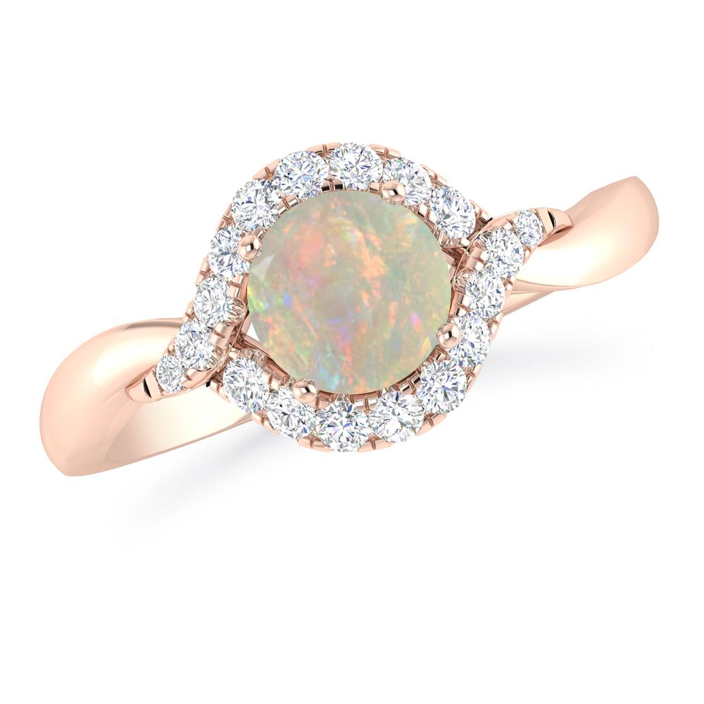 Rose Gold - Opal