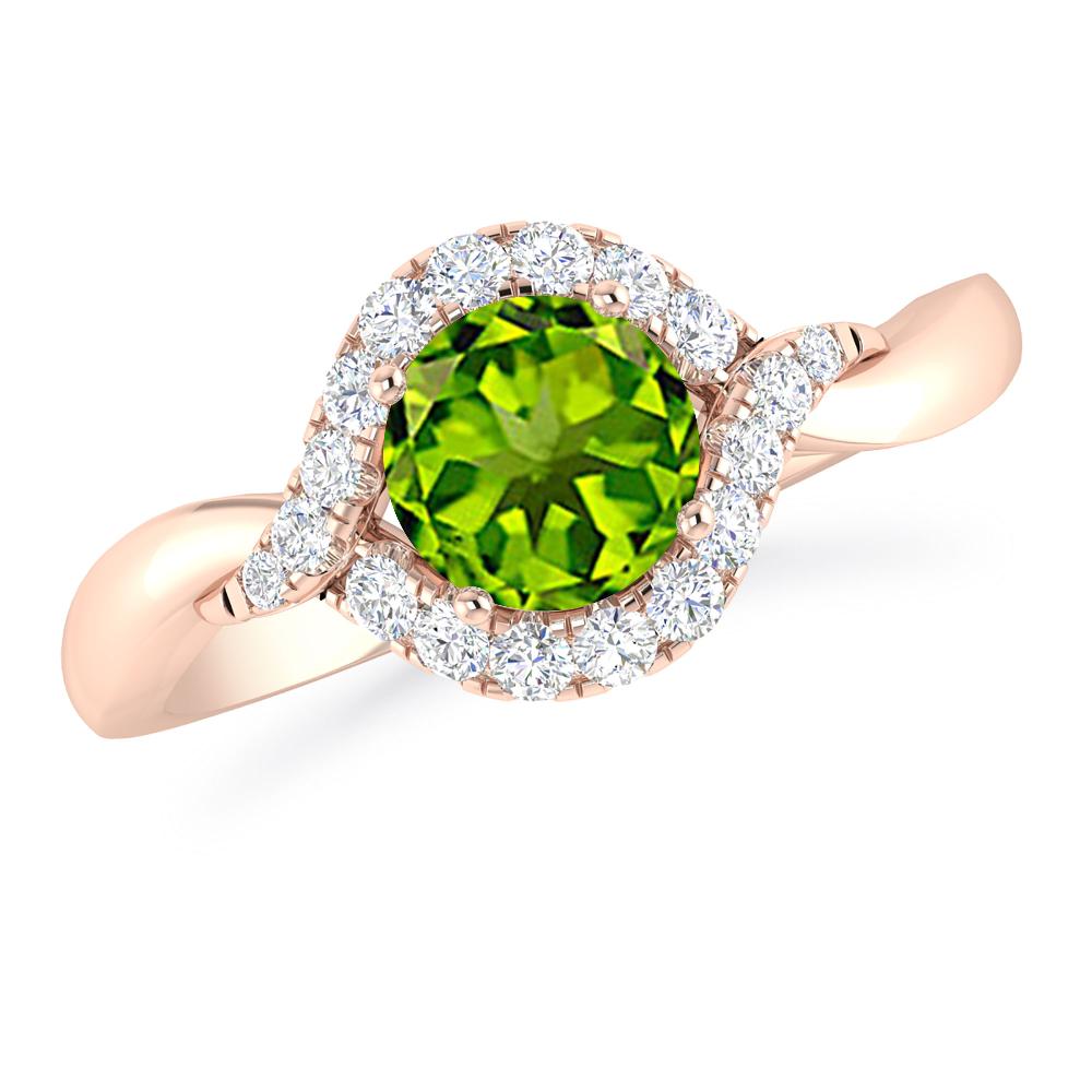 Rose Gold - Peridot