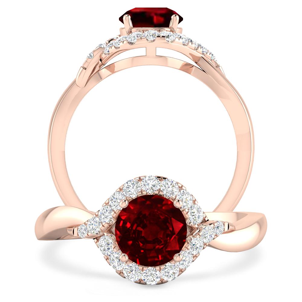 Rose Gold - Ruby