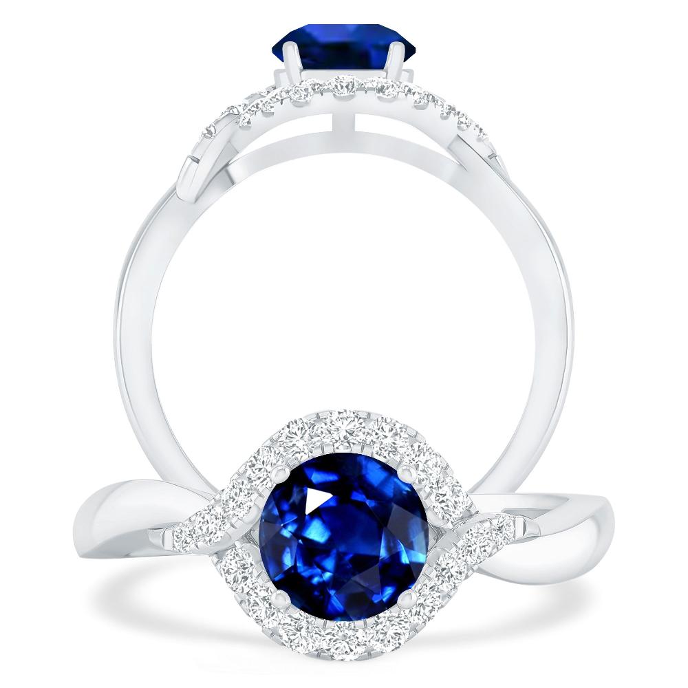 White Gold - Sapphire