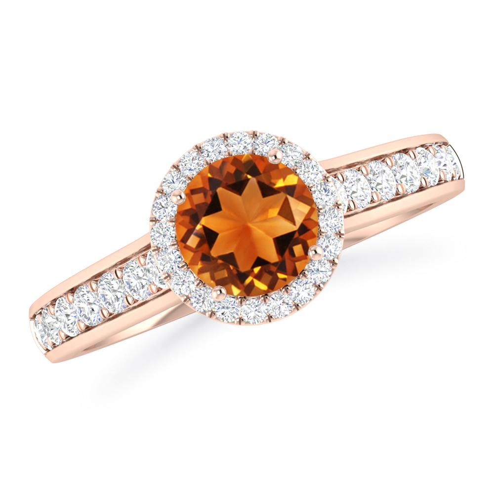 Rose Gold - Citrine