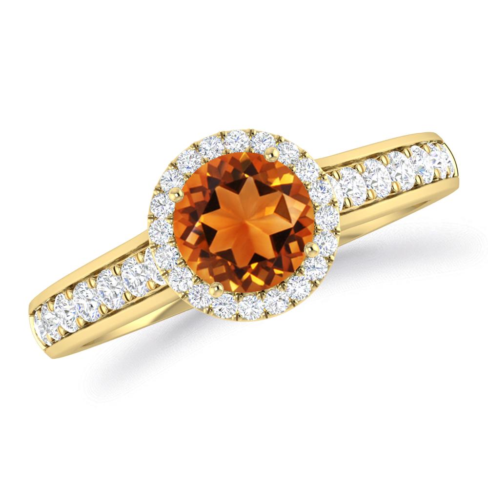 Yellow Gold - Citrine