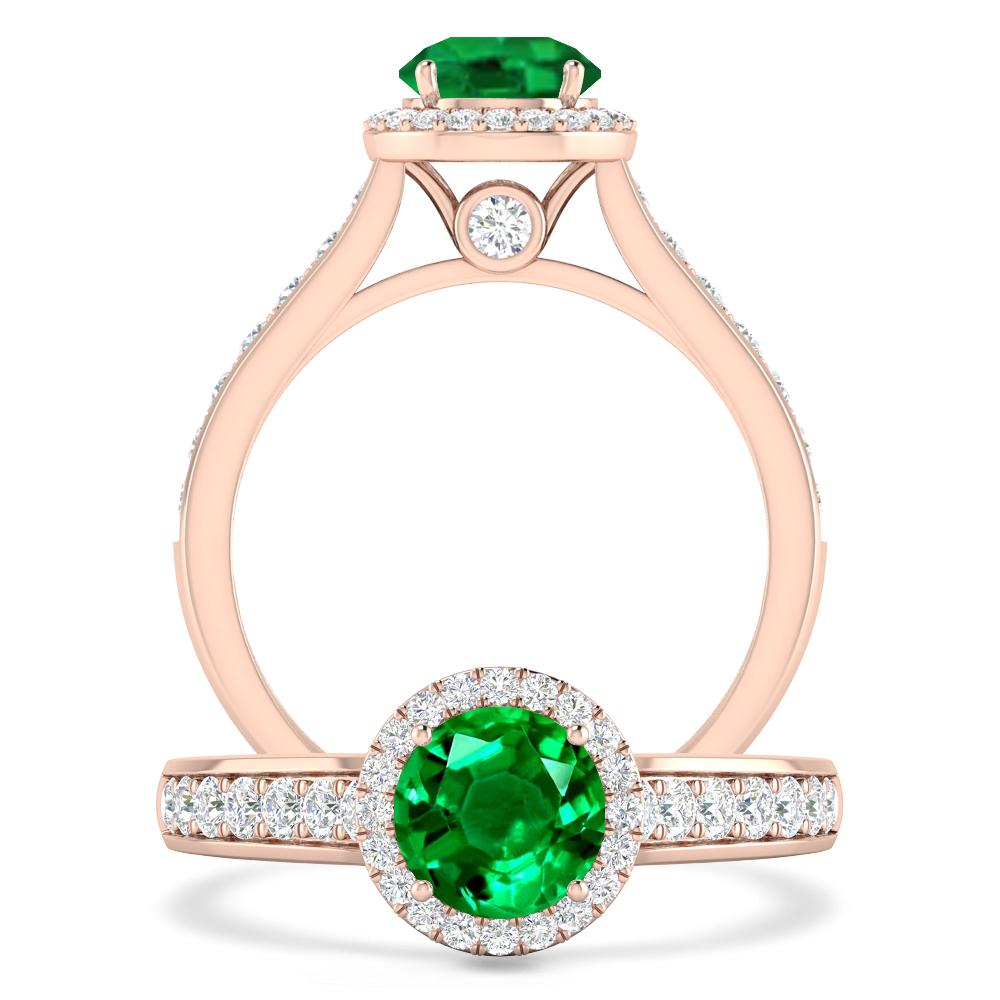 Rose Gold - Emerald