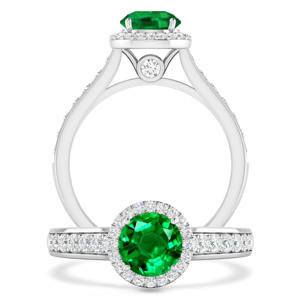 White Gold - Emerald