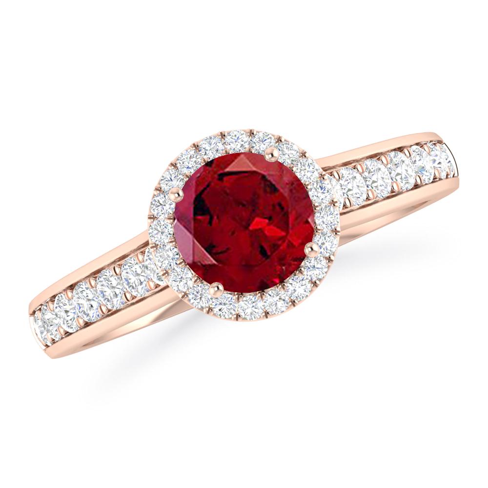 Rose Gold - Garnet