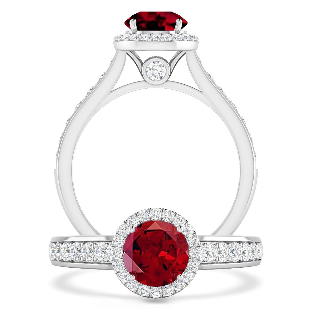 White Gold - Garnet