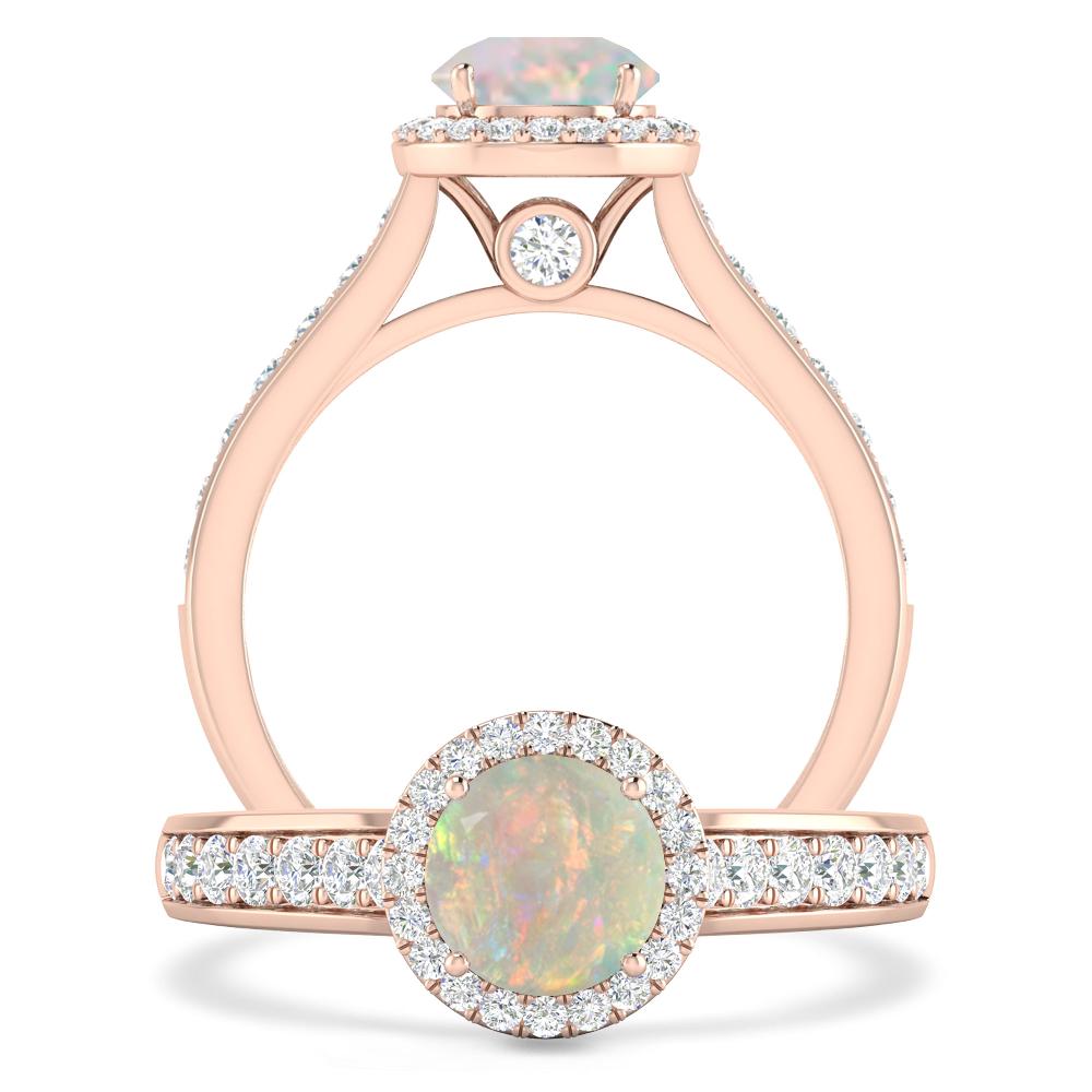 Rose Gold - Opal