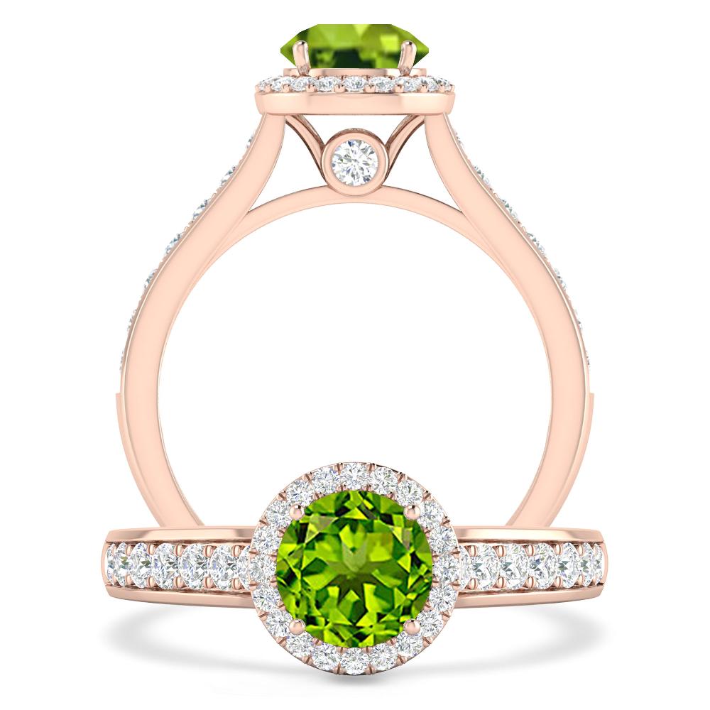 Rose Gold - Peridot