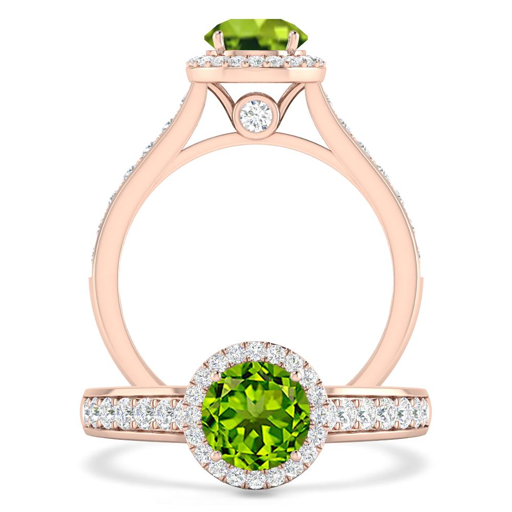 Rose Gold - Peridot