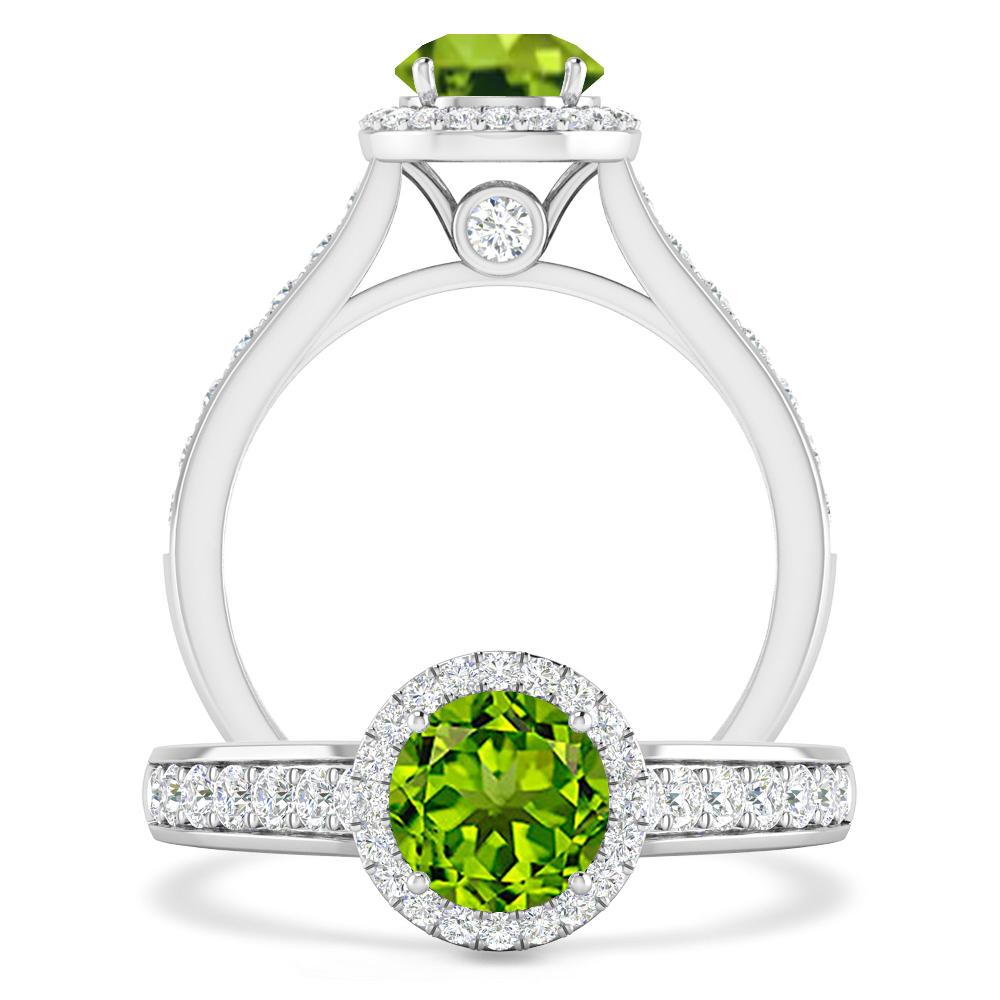 White Gold - Peridot