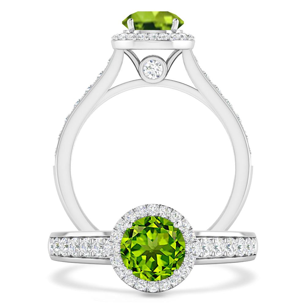 White Gold - Peridot