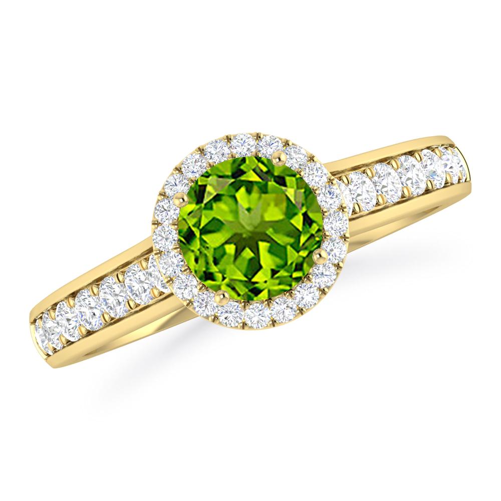 Yellow Gold - Peridot