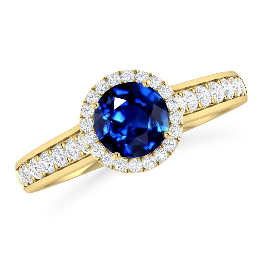 Yellow Gold - Sapphire