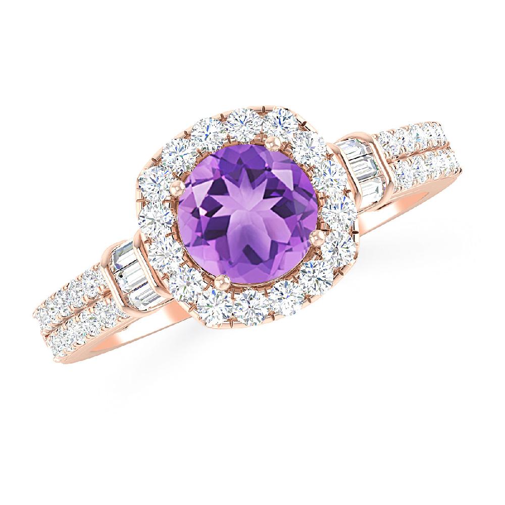 Rose Gold - Amethyst