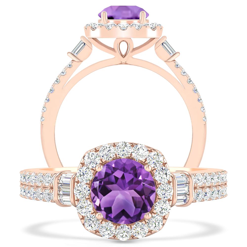 Rose Gold - Amethyst