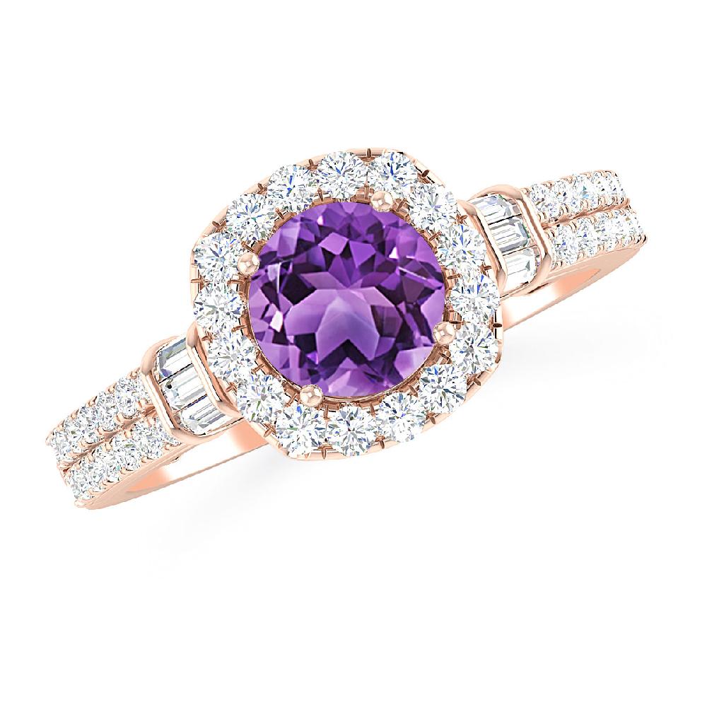 Rose Gold - Amethyst