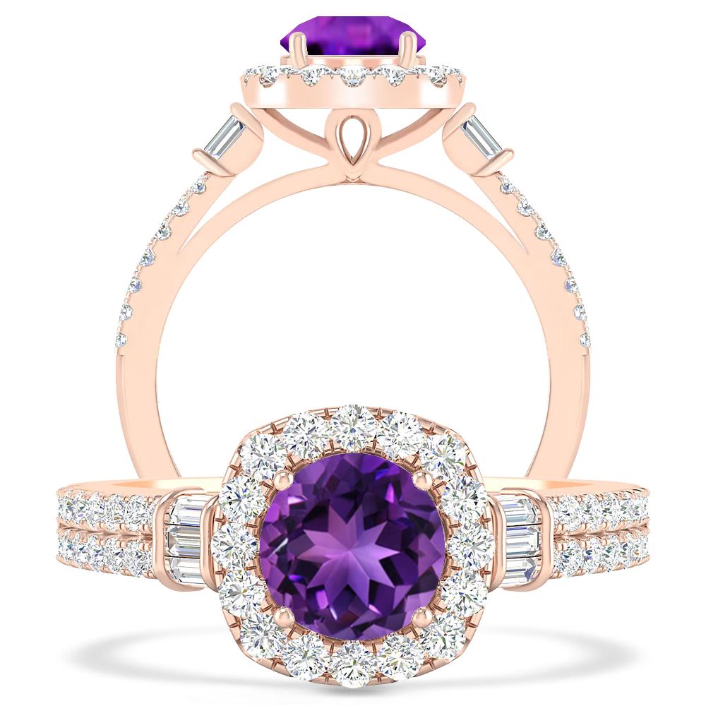 Rose Gold - Amethyst