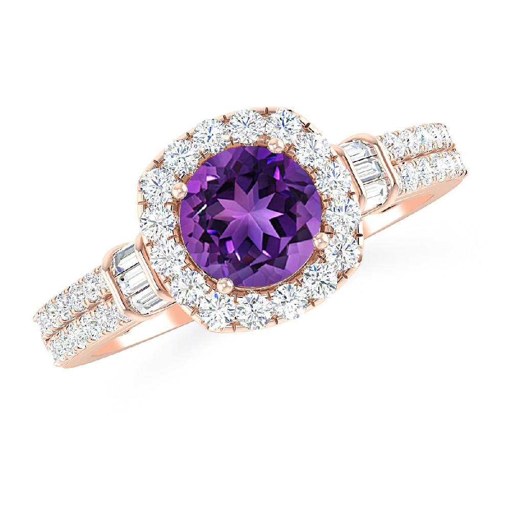 Rose Gold - Amethyst