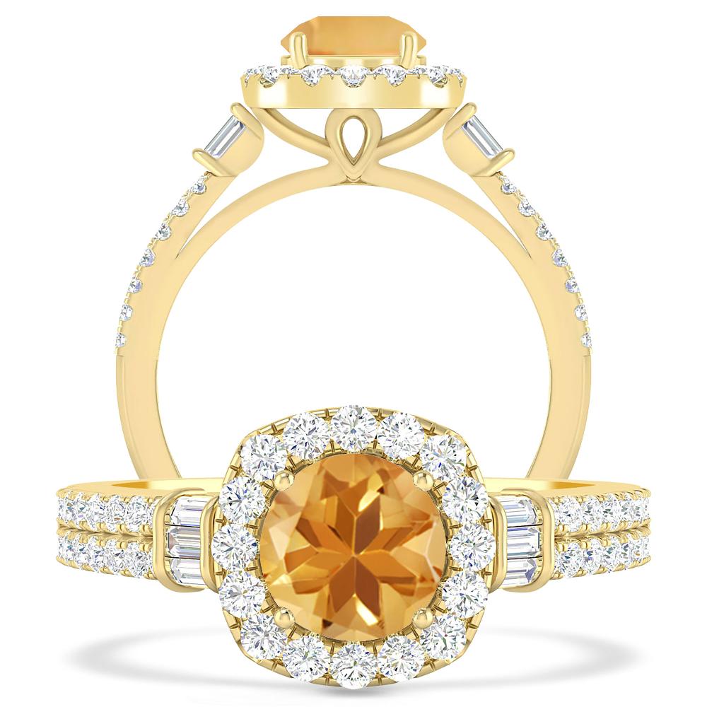 Yellow Gold - Citrine