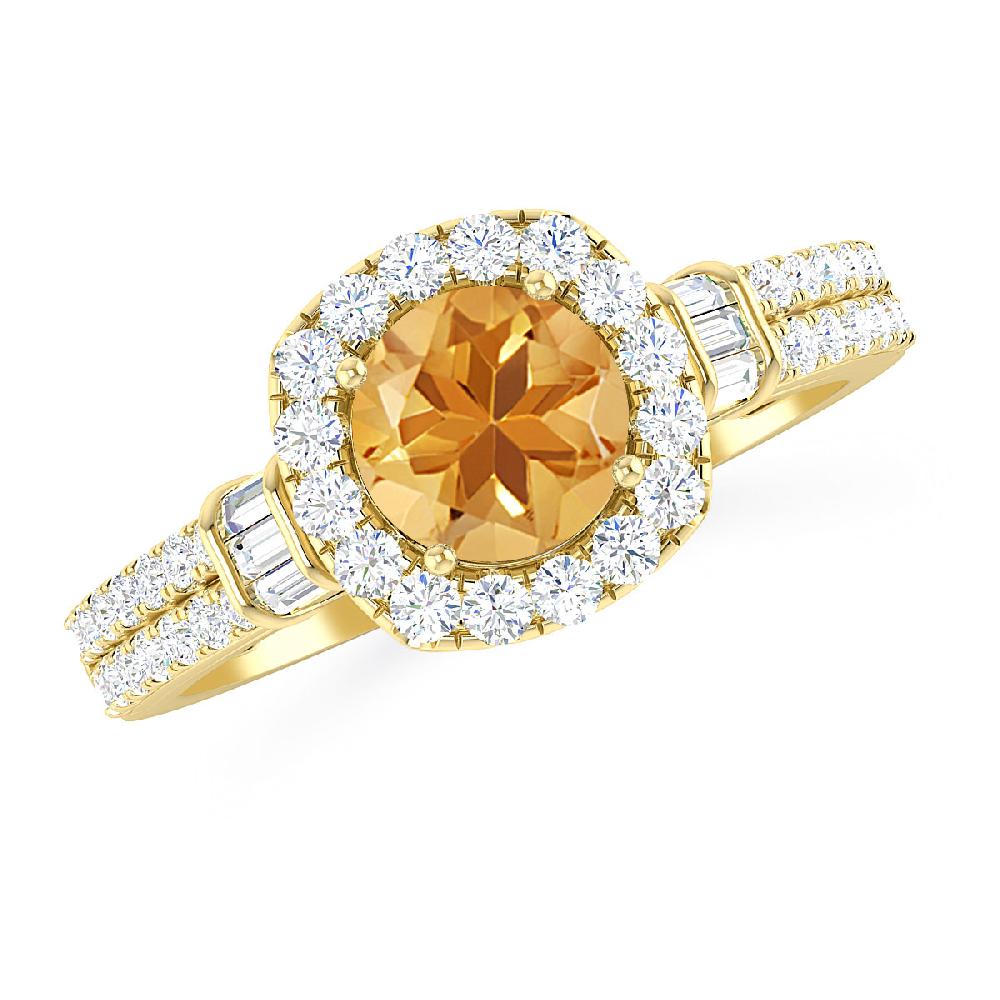 Yellow Gold - Citrine