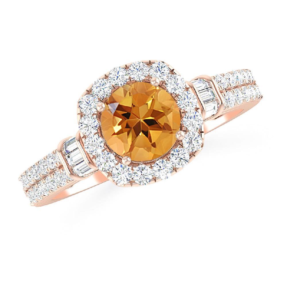 Rose Gold - Citrine