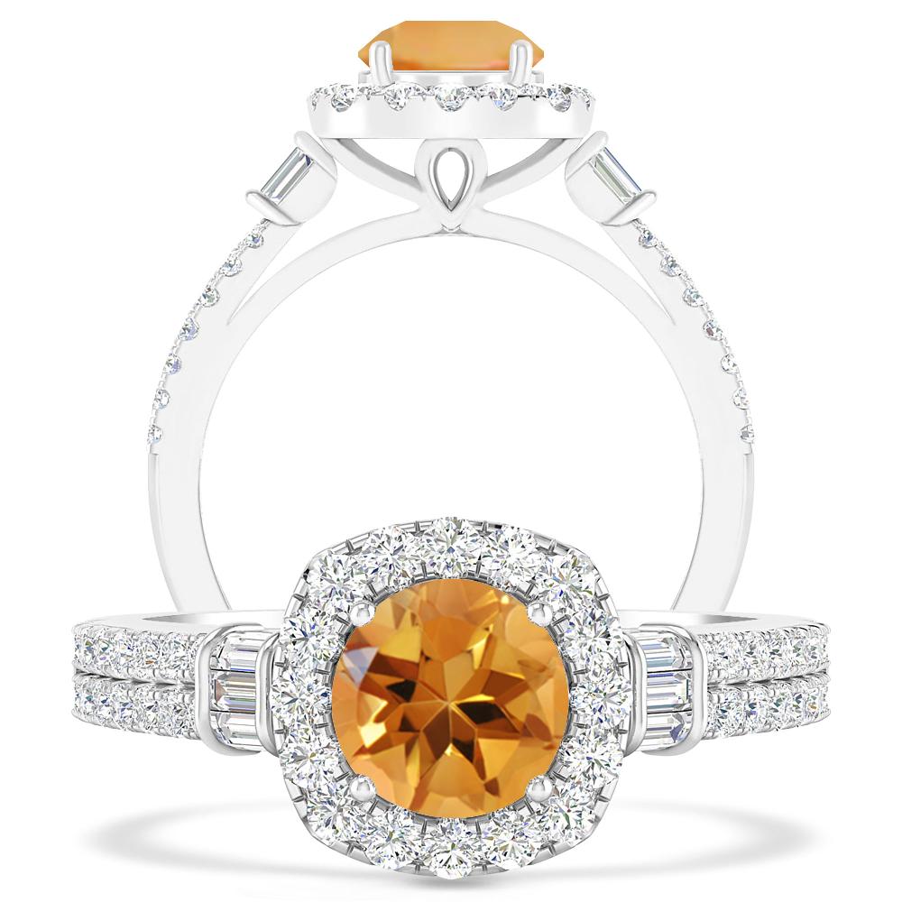 White Gold - Citrine