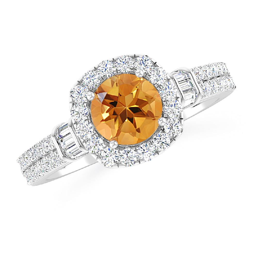 White Gold - Citrine