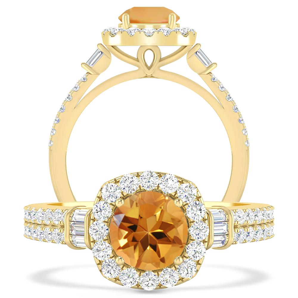 Yellow Gold - Citrine