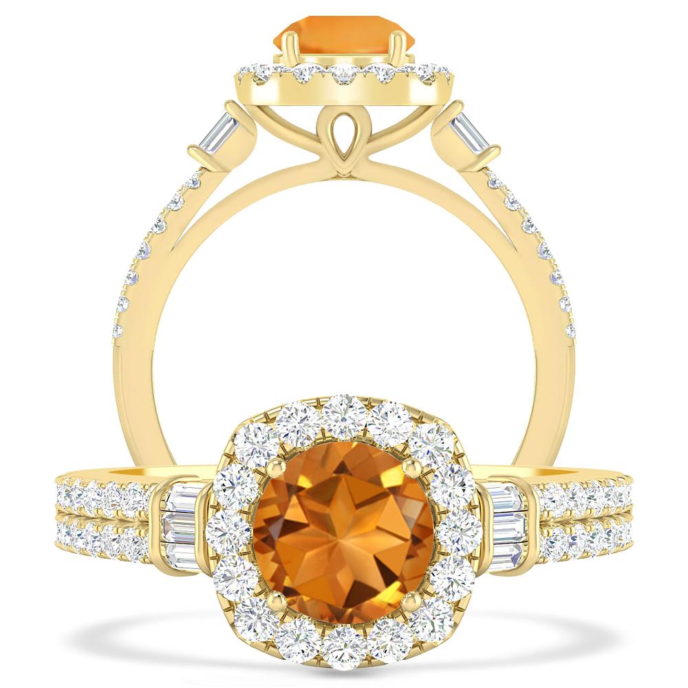 Yellow Gold - Citrine