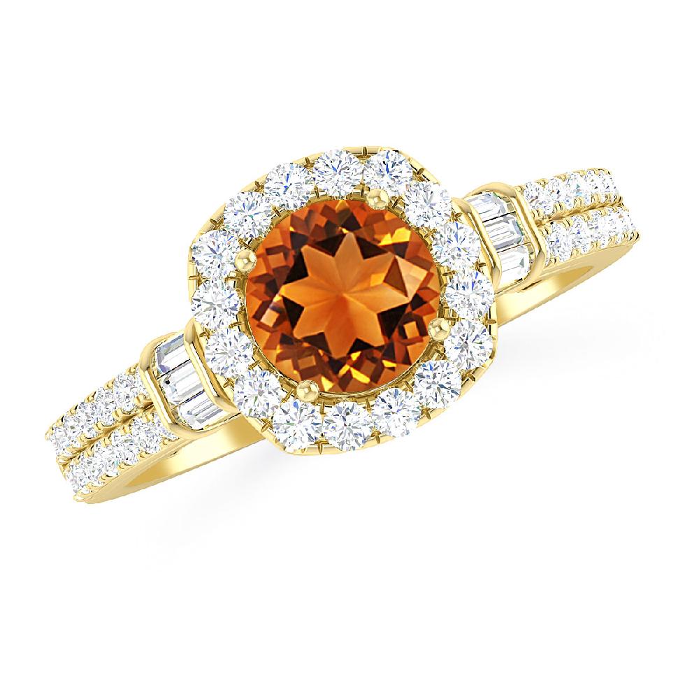 Yellow Gold - Citrine