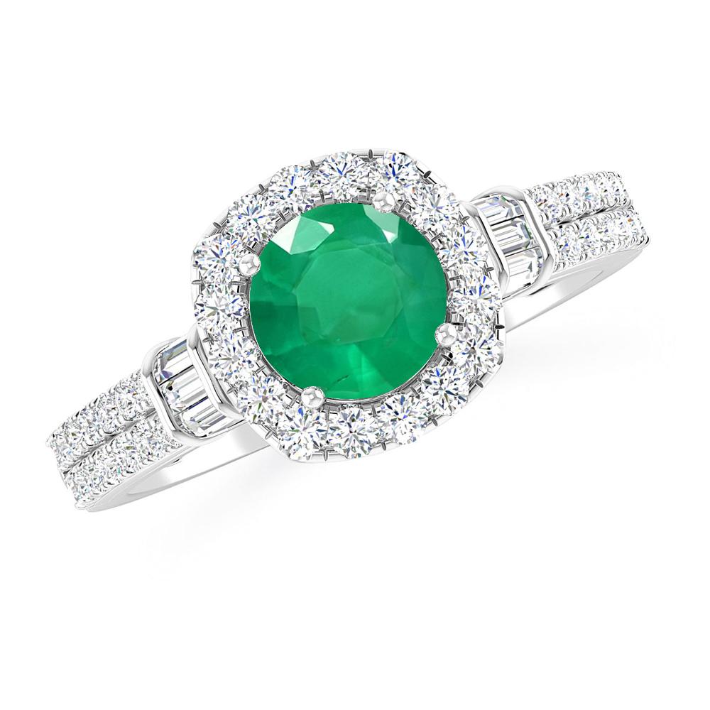 White Gold - Emerald