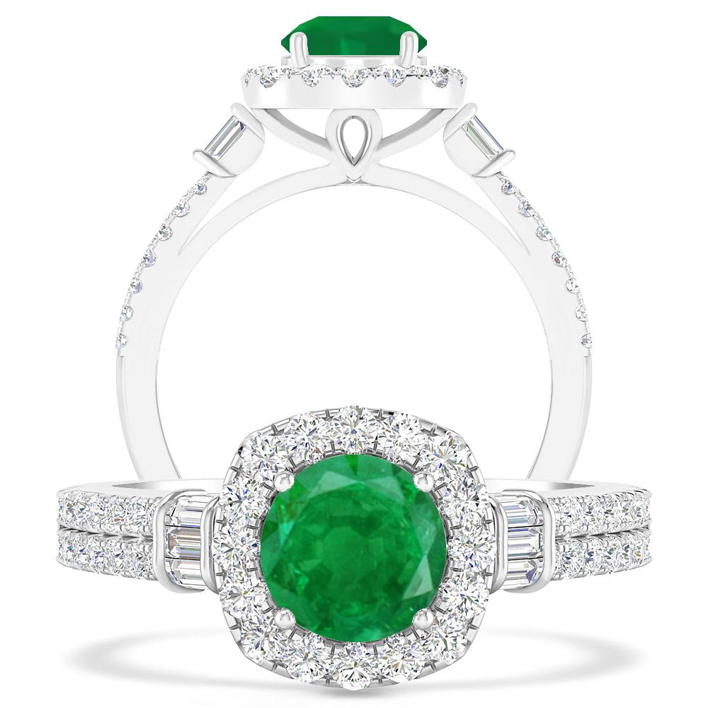 White Gold - Emerald