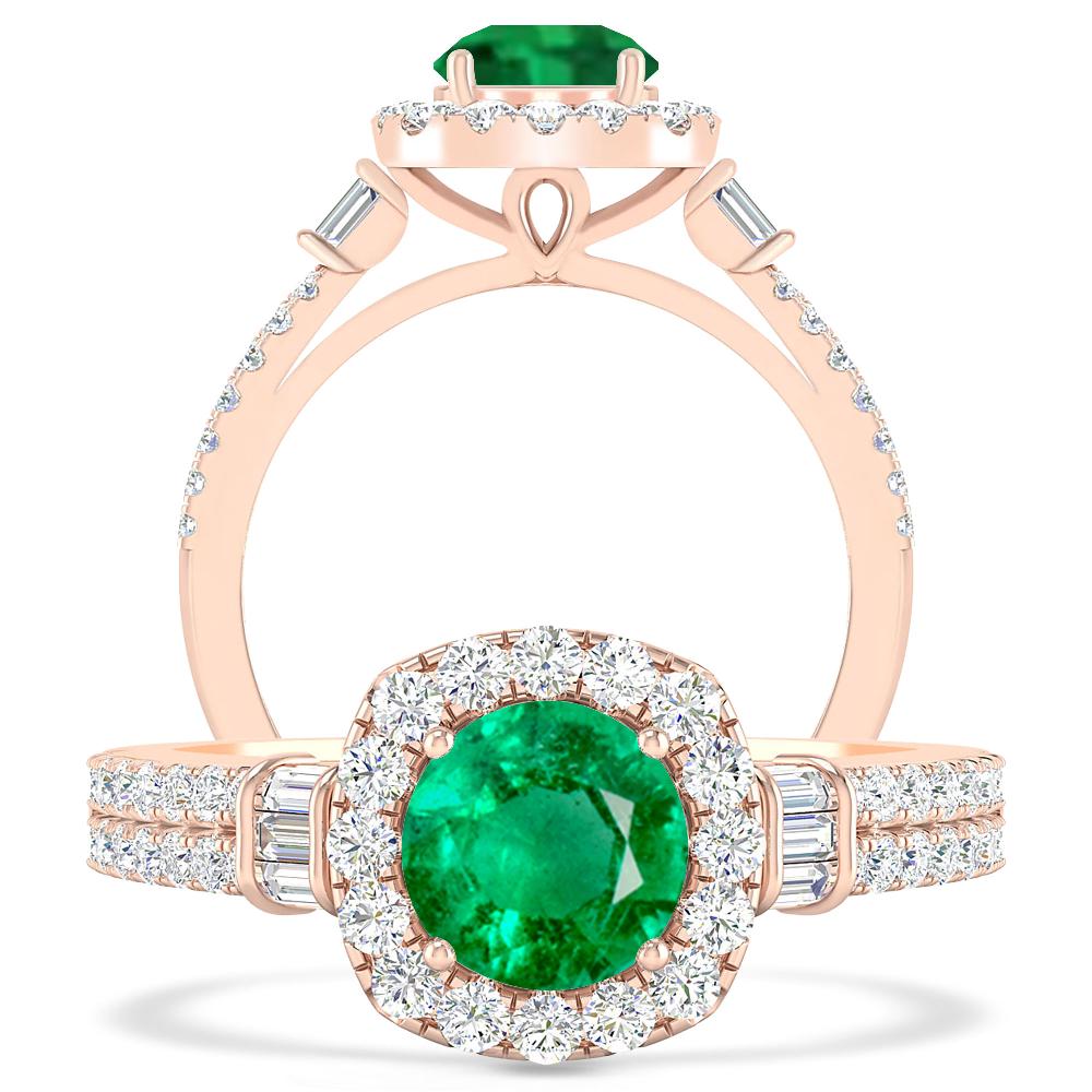 Rose Gold - Emerald