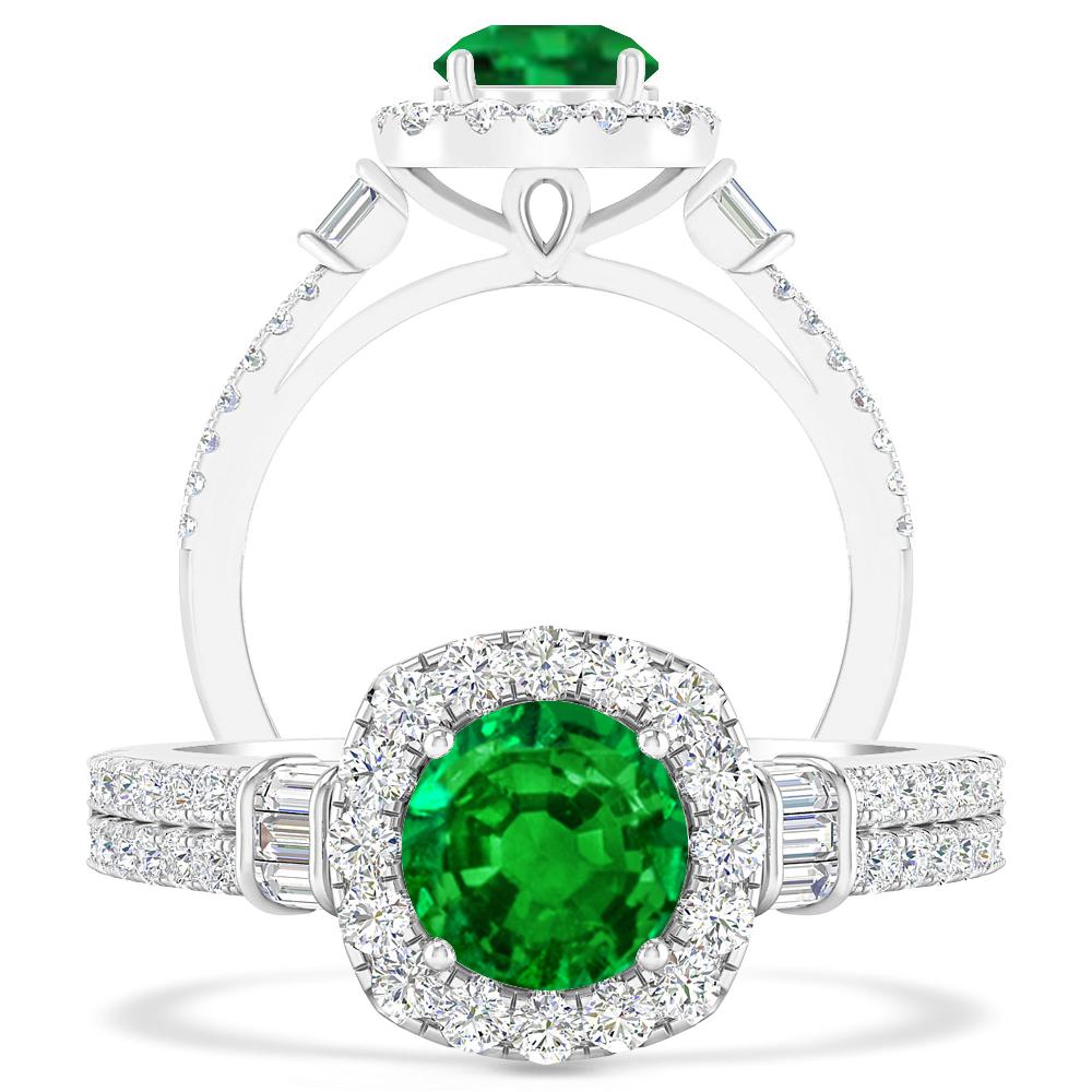 White Gold - Emerald