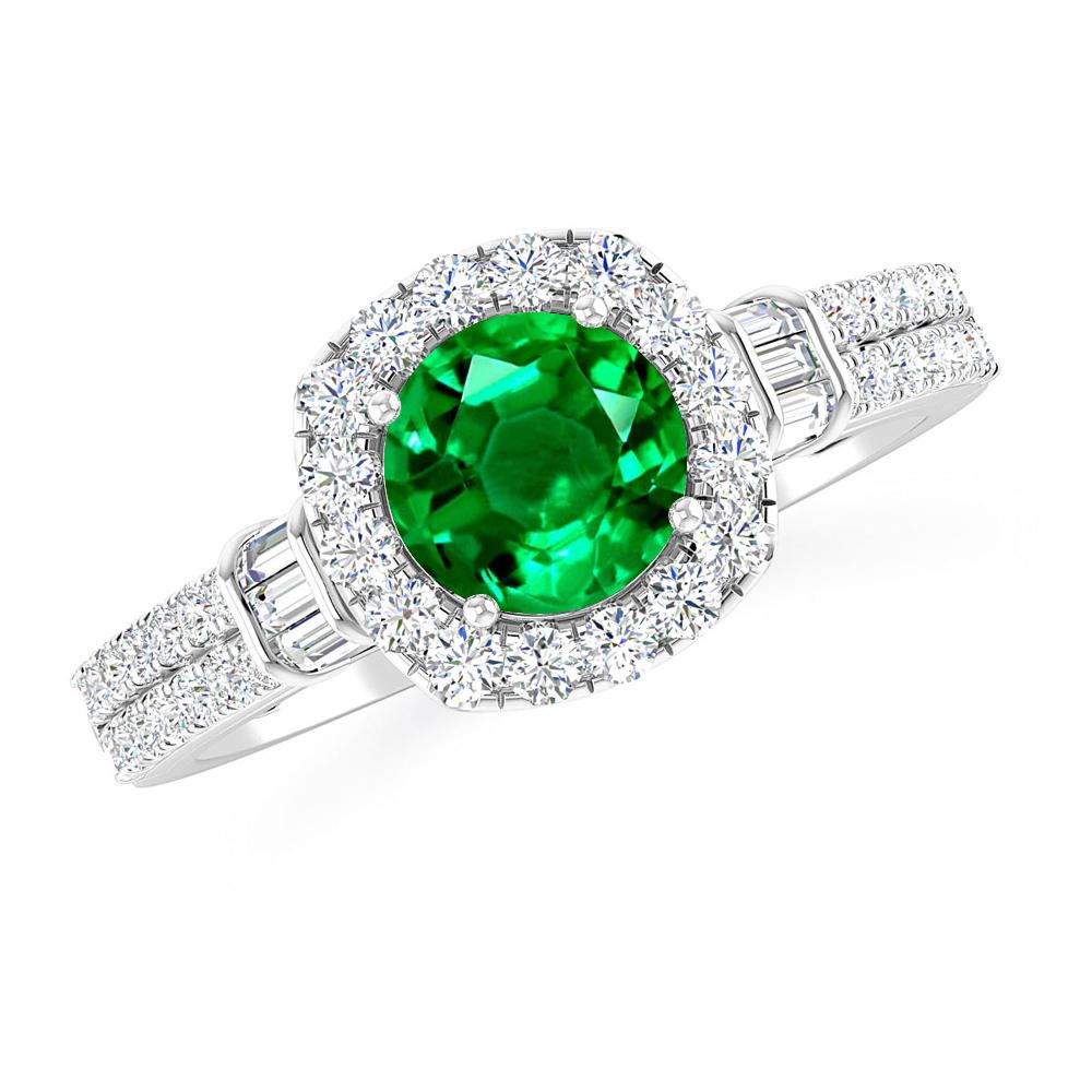 White Gold - Emerald