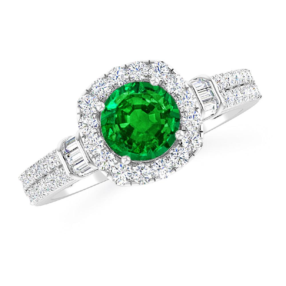 White Gold - Emerald