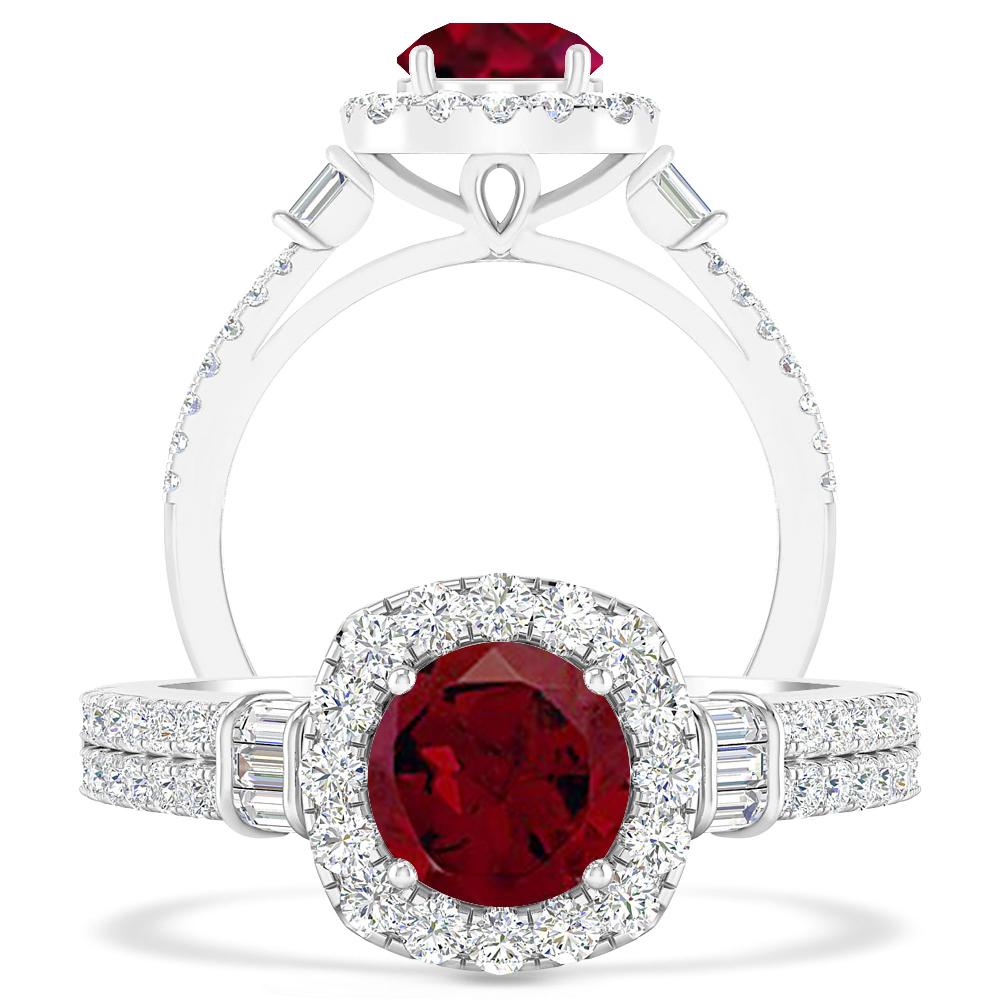 White Gold - Garnet