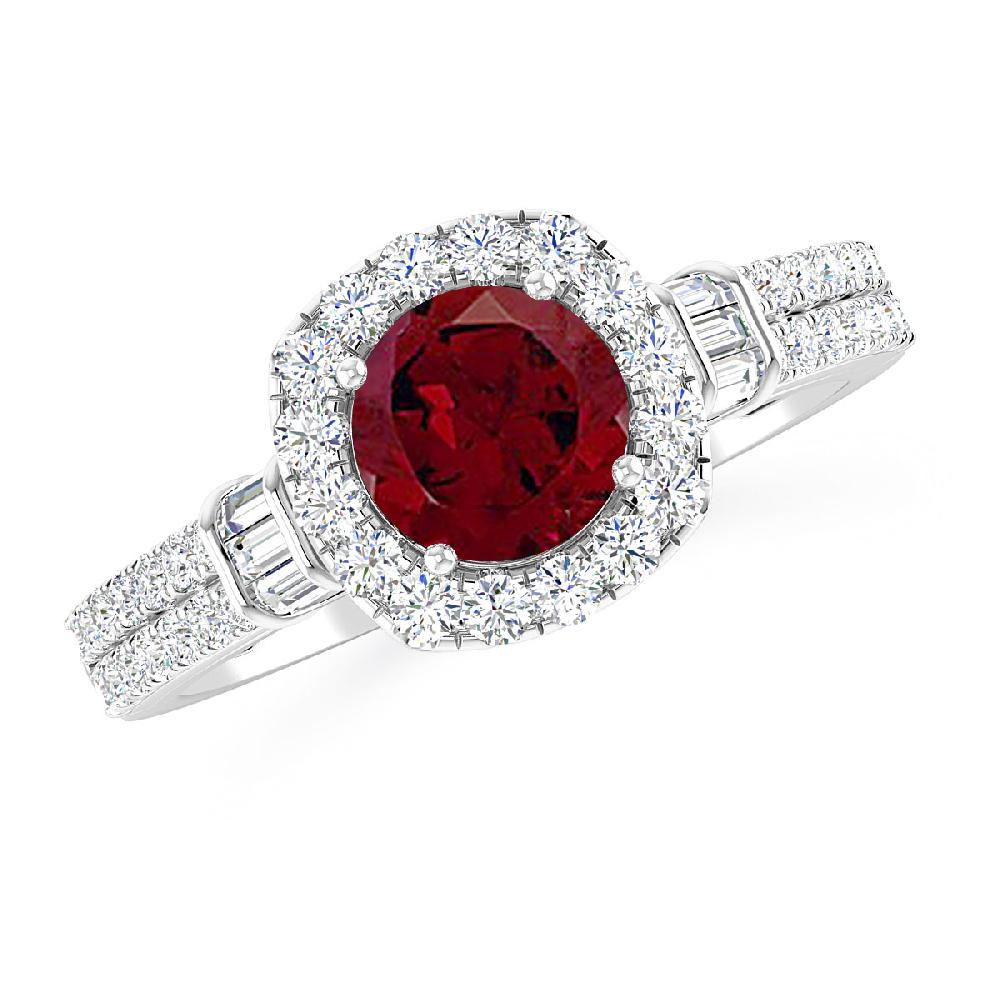 White Gold - Garnet