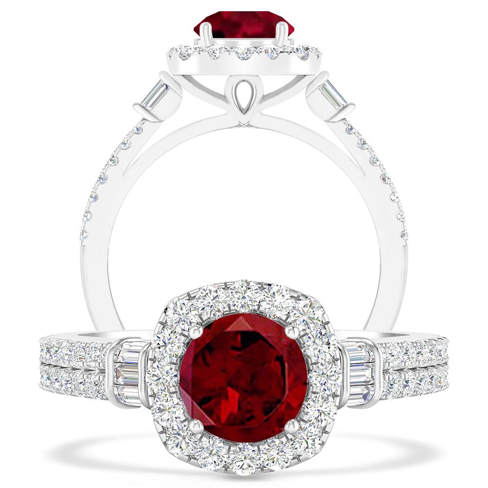 White Gold - Garnet