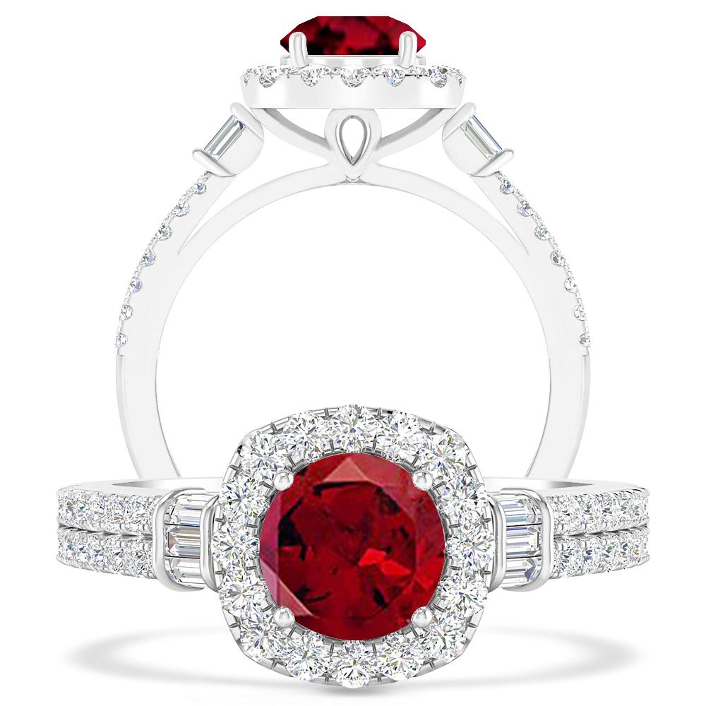 White Gold - Garnet