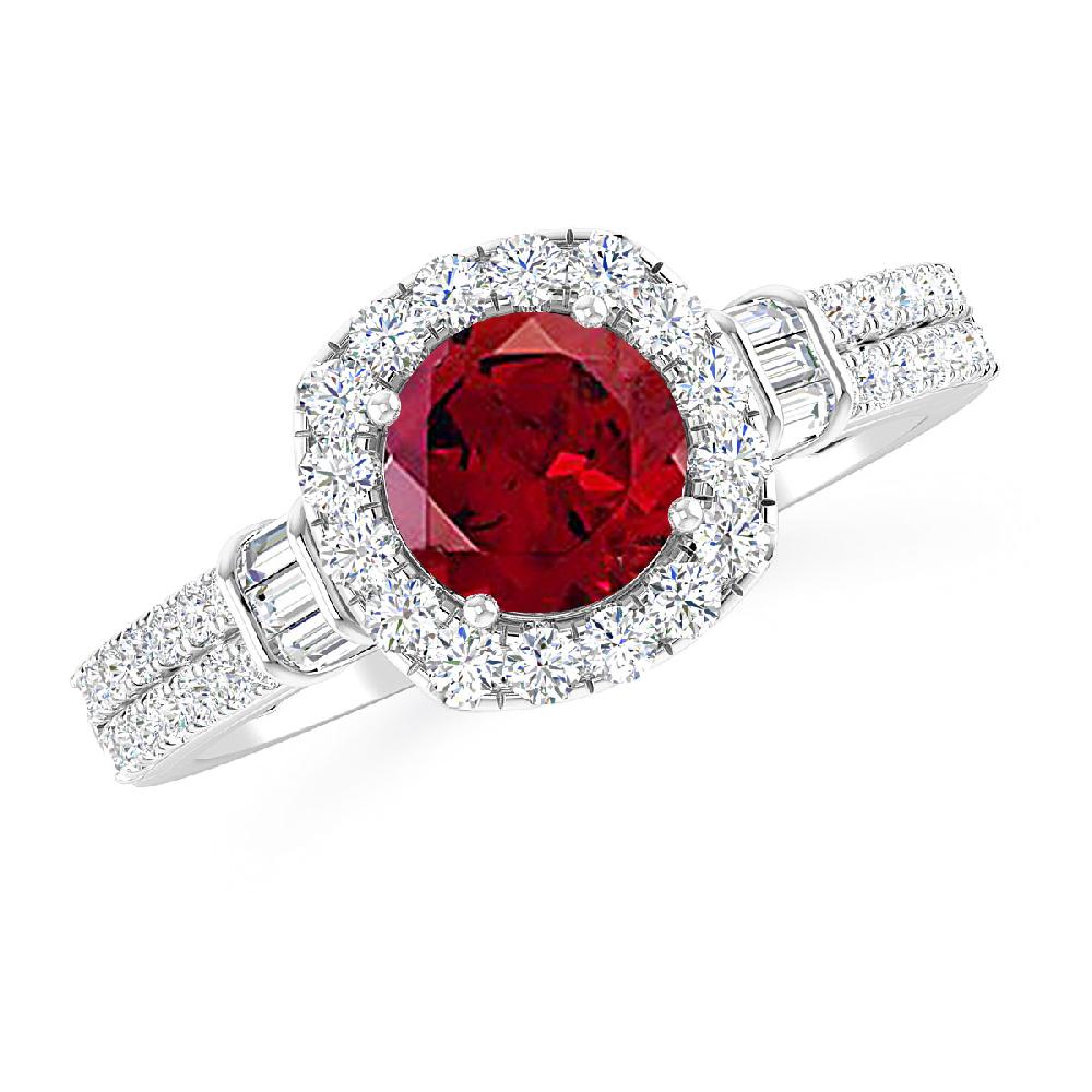 White Gold - Garnet