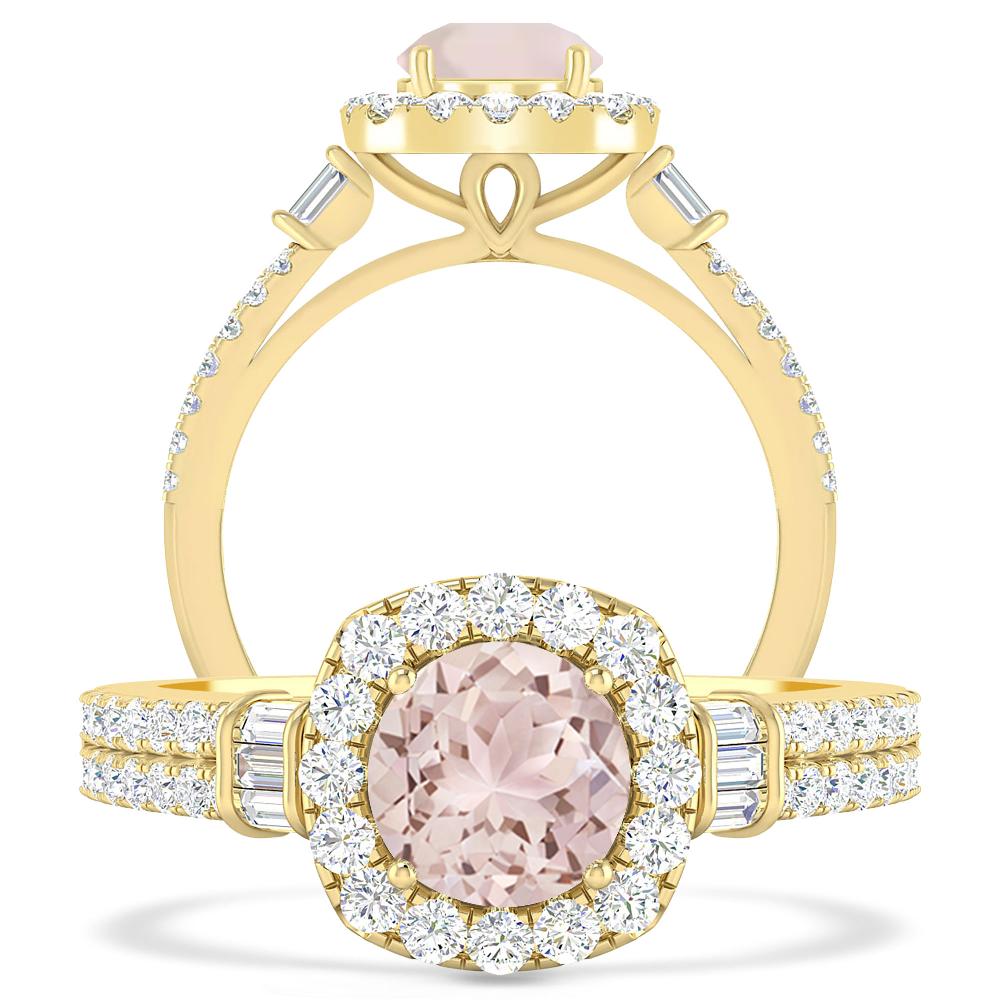 Yellow Gold - Morganite