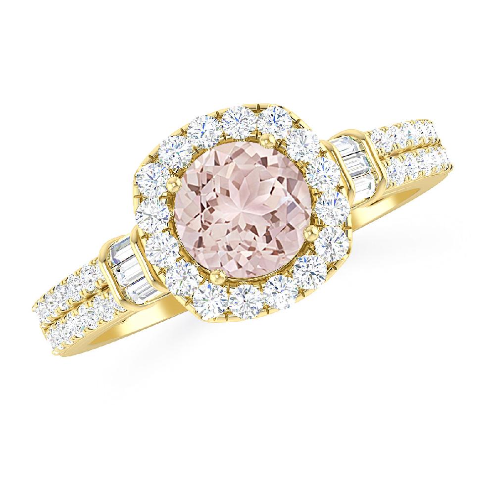 Yellow Gold - Morganite