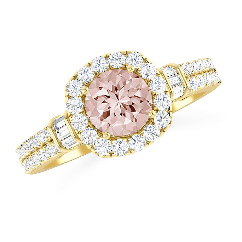 Yellow Gold - Morganite