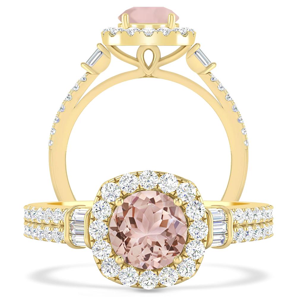 Yellow Gold - Morganite