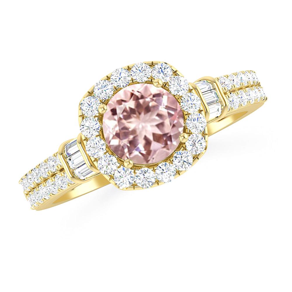 Yellow Gold - Morganite